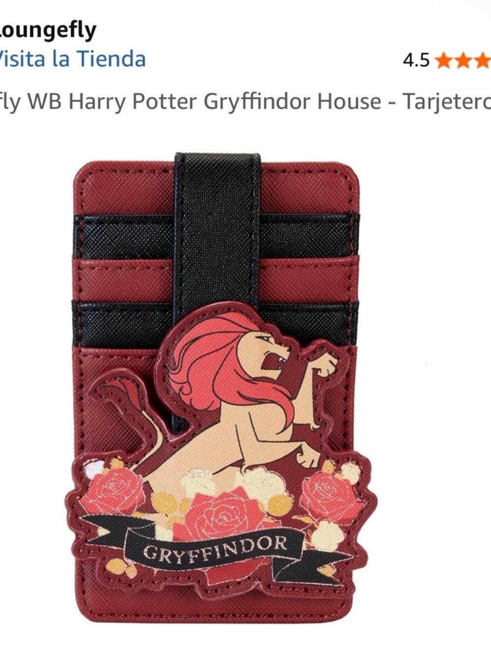 Loungefly Gryffindor Red and Black Card Holder